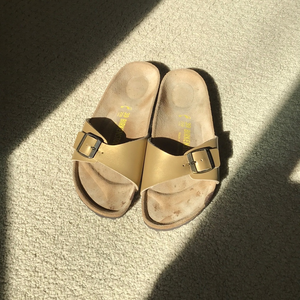Gold Madrid Birkenstock’s